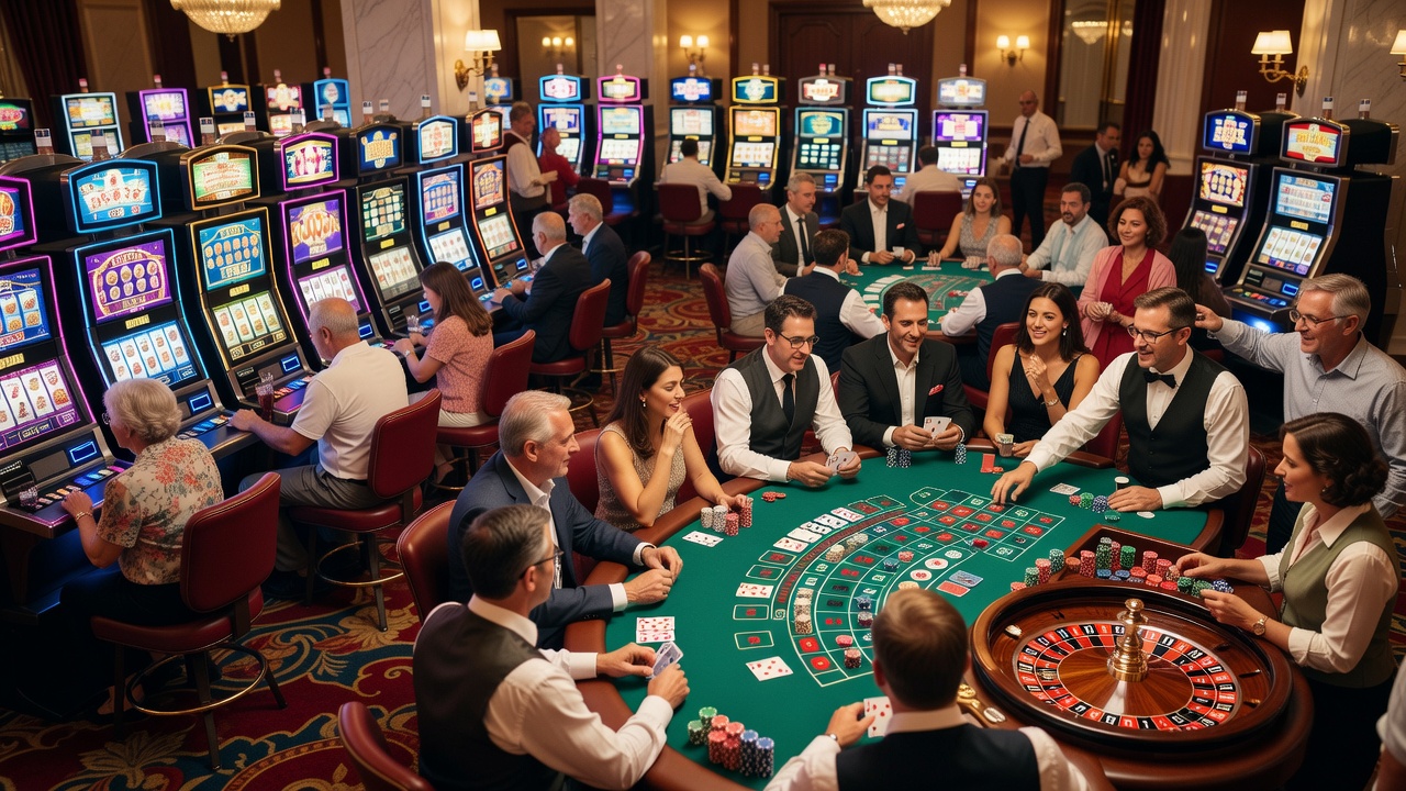 Casino Slots Games with Bingo Poker and Blackjack Rules